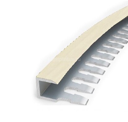 Заказать Профиль П-образный гибкий MP55 из алюминия 32 Дуб белый 2,7 м 