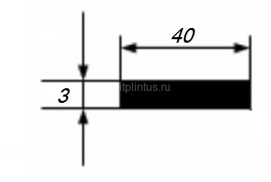 Заказать Полоса 3х40 мм из алюминия 3 м Заказать Полоса 3х40 мм из алюминия 3 м
