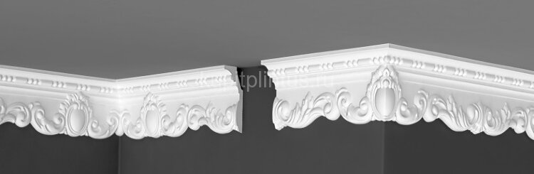 Заказать Потолочный плинтус 93х37 мм Де-Багет Декор ДП 09/100 белый 2 м Заказать Потолочный плинтус 93х37 мм Де-Багет Декор ДП 09/100 белый 2 м