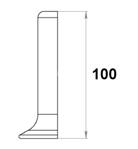 Заказать Уголок наружний для напольного плинтуса Мега-Трейд ЛП-100ун Серебристый Заказать Уголок наружний для напольного плинтуса Мега-Трейд ЛП-100ун Серебристый