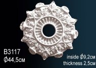 Потолочная розетка Перфект B3117 445 мм