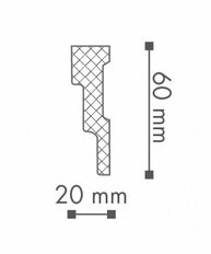 Заказать Карниз NMC Nomastyl M2 60х20 2 м 