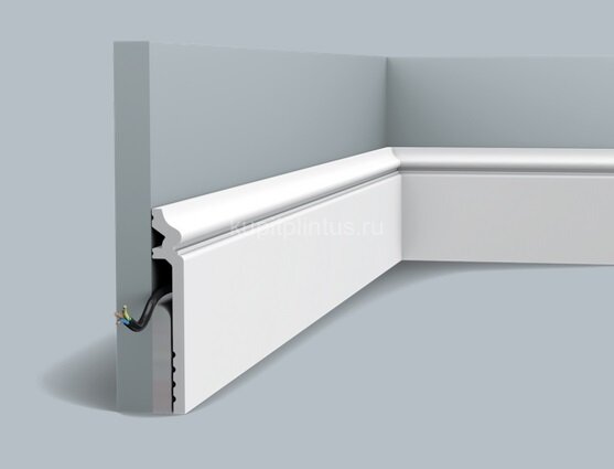 Заказать Плинтус с кабель-каналом Orac Decor Duropolymer SX186 2 м 