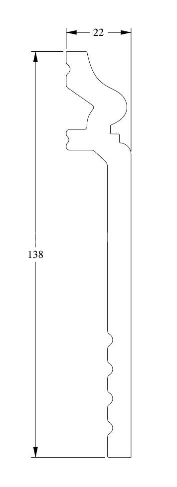 Заказать Плинтус с кабель-каналом Orac Decor Duropolymer SX186 2 м 