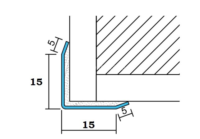 Заказать Уголок из нержавеющей стали 15х15 мм SAO12-15W SGB серебро глянец браш 2,7 м Заказать Уголок из нержавеющей стали 15х15 мм SAO12-15W SGB серебро глянец браш 2,7 м