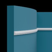 Молдинг гибкий Перфект Плюс P35F белый ударопрочный полимер 25х12х2000 мм Молдинг гибкий Перфект Плюс P35F белый ударопрочный полимер 25х12х2000 мм