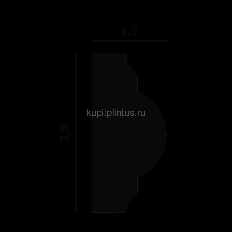 Заказать Молдинг гибкий Перфект Плюс P35F белый ударопрочный полимер 25х12х2000 мм Заказать Молдинг гибкий Перфект Плюс P35F белый ударопрочный полимер 25х12х2000 мм