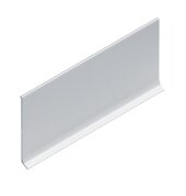 Алюминиевый плинтус напольный 60 мм NEEXY AKBD60-MS серебро матовое 2.5 м