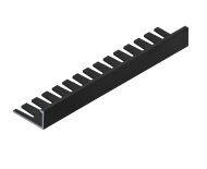 Профиль L-образный алюминиевый гибкий 12.5 мм NEEXY PV06-18 MBL черный матовый 2.7 м Профиль L-образный алюминиевый гибкий 12.5 мм NEEXY PV06-18 MBL черный матовый 2.7 м