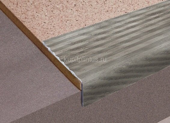 Заказать Порог угловой алюминиевый Д16 КД Дуб арктик (декорированный) 2,7 м Заказать Порог угловой алюминиевый Д16 КД Дуб арктик (декорированный) 2,7 м