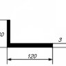 Заказать Уголок из алюминия 40х120х3 мм разносторонний 3 м Заказать Уголок из алюминия 40х120х3 мм разносторонний 3 м