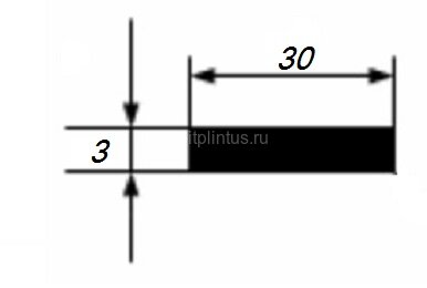 Заказать Полоса 3х30 мм из алюминия 3 м Заказать Полоса 3х30 мм из алюминия 3 м