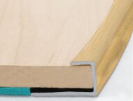 Гибкий П-образный профиль окантовочный 10 мм Effector S 93 25 Клен 2,5 м