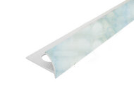 Профиль внешний ПВХ для плитки Cezar 8 мм 227 Лазурный мрамор 2,5 м Профиль внешний ПВХ для плитки Cezar 8 мм 227 Лазурный мрамор 2,5 м