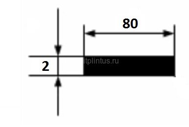 Заказать Алюминиевая полоса 2х80 мм 3 м 