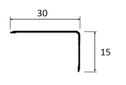 Заказать Алюминиевый уголок ПН-30Х15 Серебро матовое 2,7 м Заказать Алюминиевый уголок ПН-30Х15 Серебро матовое 2,7 м