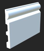 Напольный плинтус 140х17,5 мм Hiwood B140 из полистирола 2 м Напольный плинтус 140х17,5 мм Hiwood B140 из полистирола 2 м