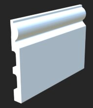 Напольный плинтус 140х17,5 мм Hiwood B140 из полистирола 2 м Напольный плинтус 140х17,5 мм Hiwood B140 из полистирола 2 м