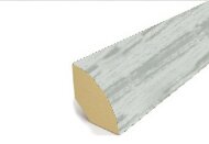 Галтель ПВХ выпуклая Lemal 14х14 мм Цвет 0074 Ясень 2,5 м