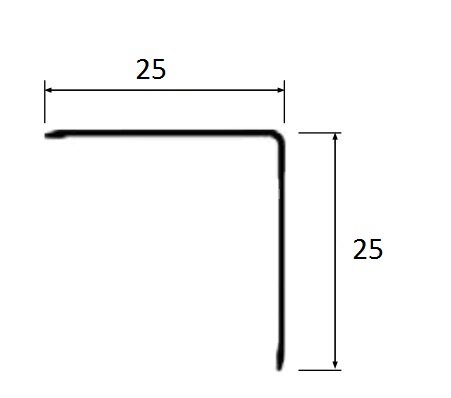 Заказать Угол защитный 25х25 мм алюминий PV64-02 Серебро матовое 2,7 м Заказать Угол защитный 25х25 мм алюминий PV64-02 Серебро матовое 2,7 м