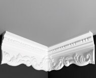 Угол внутренний к плинтусу Де-Багет ДП 09/100 (6*4) белый Угол внутренний к плинтусу Де-Багет ДП 09/100 (6*4) белый