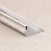 Профиль L-образный из нержавеющей стали SL005-10H SG Серебро глянец 2,7 м Профиль L-образный из нержавеющей стали SL005-10H SG Серебро глянец 2,7 м