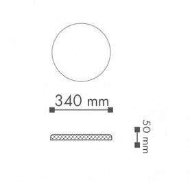Заказать Декоративная потолочная розетка NMC Arstyl R14 диаметр 340 мм Заказать Декоративная потолочная розетка NMC Arstyl R14 диаметр 340 мм