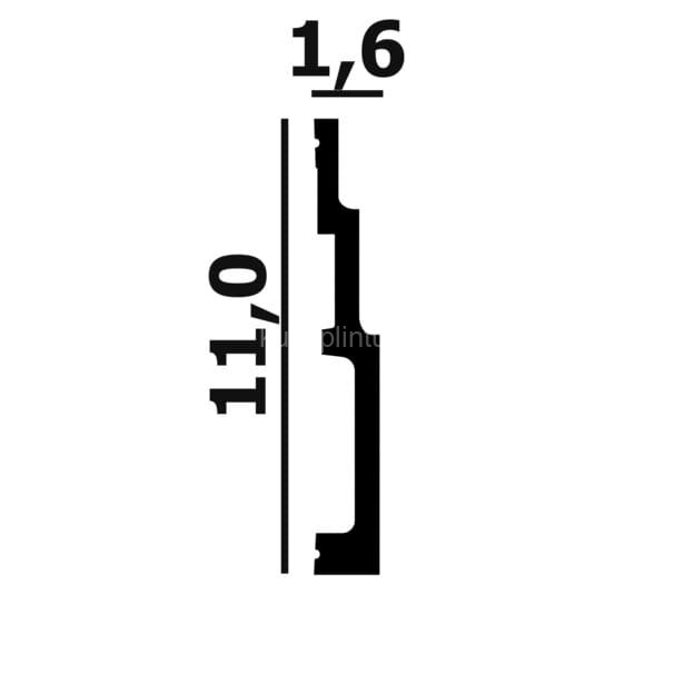 Заказать Напольный плинтус 18х110 мм Перфект Плюс P109 белый 2 м Заказать Напольный плинтус 18х110 мм Перфект Плюс P109 белый 2 м