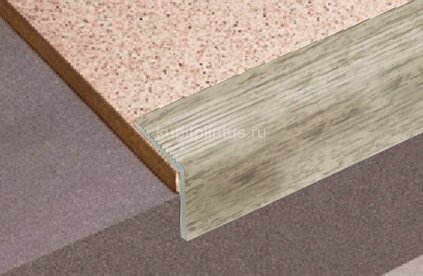 Заказать Угловой порог из декорированного алюминия Д19 КД Дуб венеция 2,7 м Заказать Угловой порог из декорированного алюминия Д19 КД Дуб венеция 2,7 м