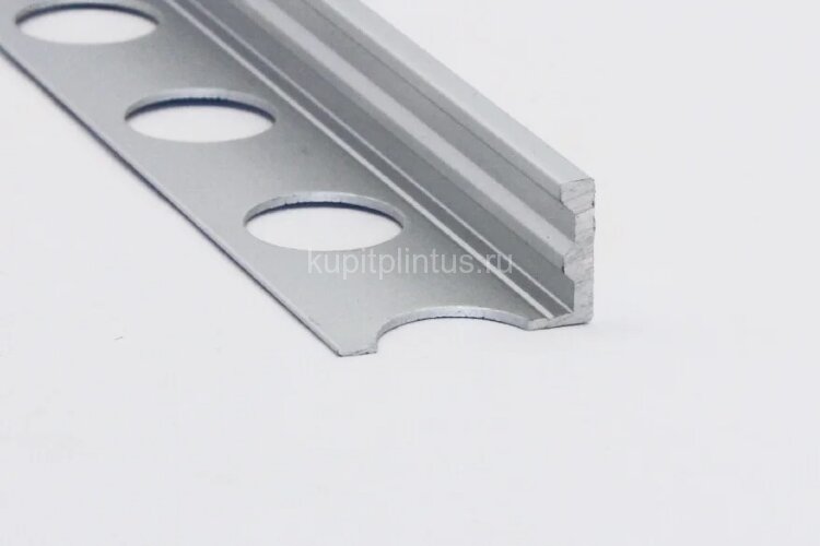 Заказать L-профиль алюминиевый 10 мм Евротрим L-10.01 серебро 2.7 м 