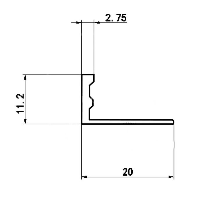 Заказать L-профиль алюминиевый 10 мм Евротрим L-10.01 серебро 2.7 м Заказать L-профиль алюминиевый 10 мм Евротрим L-10.01 серебро 2.7 м