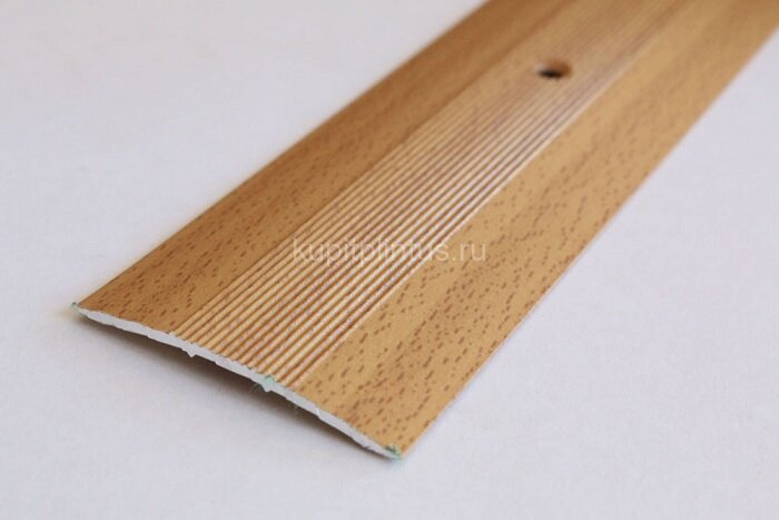 Заказать Порог алюминиевый декорированный А5 КД Бук светлый 2,7 м Заказать Порог алюминиевый декорированный А5 КД Бук светлый 2,7 м