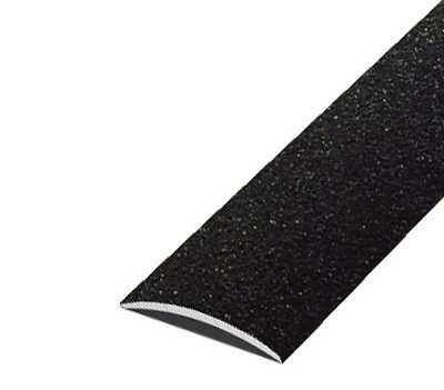 Заказать Порог алюминиевый крашенный порошковой эмалью А30 КР Люкс черный металлик 2,7 м 