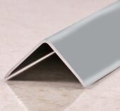 Алюминиевый уголок 20х20 мм PV63-34 темно-серый Ral 7000 2,7 м Алюминиевый уголок 20х20 мм PV63-34 темно-серый Ral 7000 2,7 м