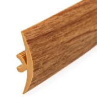 Порог гибкий ПВХ Т-образный Cezar Flex Line 68 Дуб темный 6 м Порог гибкий ПВХ Т-образный Cezar Flex Line 68 Дуб темный 6 м