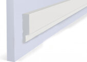 Финишный молдинг Hiwood LF124A NP белый 42х12 мм 2,7 м