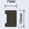Заказать Молдинг 10х7 мм Hiwood MD10 белый полистирол 2 м 
