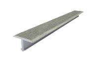 Алюминиевый Т-профиль 33 мм MP 84 27-Дуб серый 2,7 м Алюминиевый Т-профиль 33 мм MP 84 27-Дуб серый 2,7 м