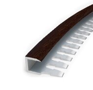 Профиль П-образный гибкий MP55 из алюминия 30 Венге 2,7 м Профиль П-образный гибкий MP55 из алюминия 30 Венге 2,7 м