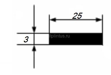 Заказать Полоса 3х25 мм из алюминия 3 м Заказать Полоса 3х25 мм из алюминия 3 м