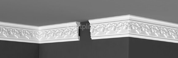 Заказать Потолочный плинтус 80х25 мм Де-Багет Декор ДП 11/80 белый 2 м Заказать Потолочный плинтус 80х25 мм Де-Багет Декор ДП 11/80 белый 2 м