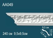 Потолочный плинтус с орнаментом Перфект AA049 95х134х95 мм 2,4 м Потолочный плинтус с орнаментом Перфект AA049 95х134х95 мм 2,4 м