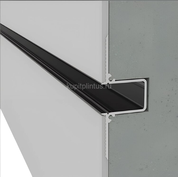 Заказать Алюминиевая разделительная рейка РДС-55-15 черная 2м арт.2339 Заказать Алюминиевая разделительная рейка РДС-55-15 черная 2м арт.2339