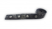 Декоративный ремень имитация ковки T серебро (кругл) Уникс 95 см