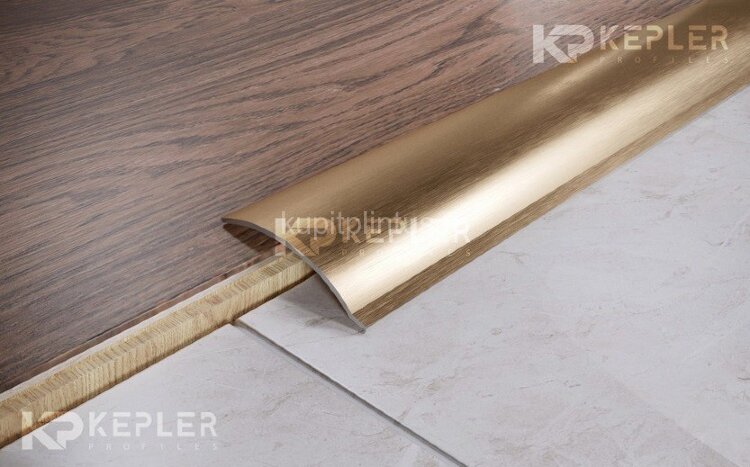 Заказать Стальной порог разноуровневый 45 мм FAP 4 GM золото сатинированное 2,7 м Заказать Стальной порог разноуровневый 45 мм FAP 4 GM золото сатинированное 2,7 м