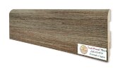 Напольный плинтус МДФ Teckwood цветной 75х16 Дуб Хантер 2.15 м