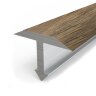 Заказать Декорированный Т-профиль из алюминия Т-18 КД Дуб венский 2,7 м Заказать Декорированный Т-профиль из алюминия Т-18 КД Дуб венский 2,7 м
