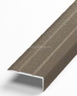 Заказать Порог угловой из алюминия Д1 КР Люкс шампань люкс (порошковая эмаль) 2,7 м 