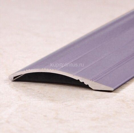 Заказать Порог разноуровневый из алюминия ПО-39х6 серебро матовое 2,7 м 