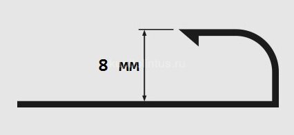 Заказать Окантовочный C-образный профиль для плитки 8 мм PV13-18 черный матовый 2,7 м Заказать Окантовочный C-образный профиль для плитки 8 мм PV13-18 черный матовый 2,7 м